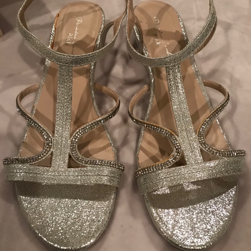 ParadoxLondonPink WYNITA NEW Silver Sandals 10